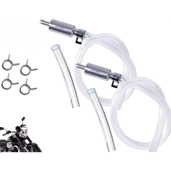 2pcs Brake Bleeder Hose One Way Check Valve Tube Tool