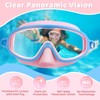 Vvinca Kids Swimming Goggles with Nose Guard