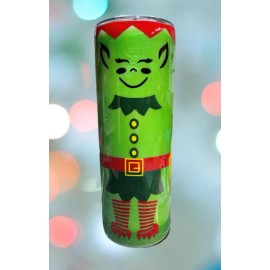 Unbranded Elf 20 oz. straight tumbler w/straw - FREE SHIPPING-Chris - Elf