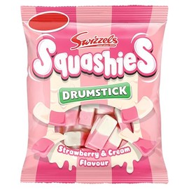 Swizzels Squashies Strawberry & Cream 120G (Pack of 12)
