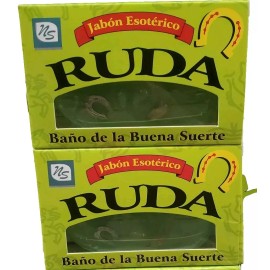 Nuestra Salud Garden Rue Soap  (2 bar soaps)  Jabon De Ruda Esotérico (Esoteric Rue Soap)