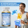 Daitea Magnesium Glycinate + Zinc Supplement - Supports Bone,Muscle,Ne
