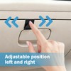 Hugwits 4 PCS Car Co-Pilot Glovebox Hooks, Hanger Storage Organizer