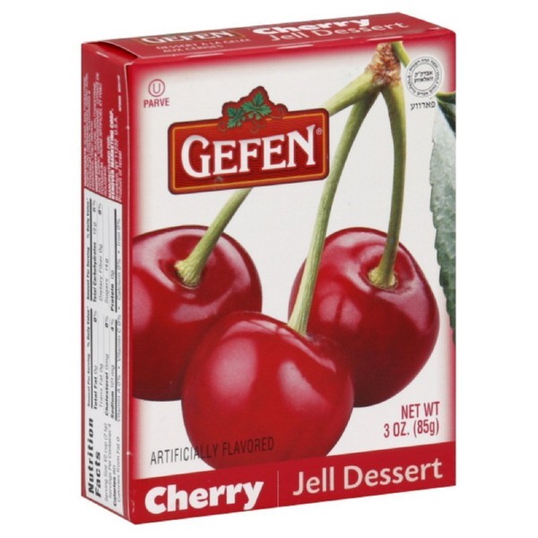 Gefen Cherry Jello - 3oz.