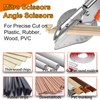 Mitre Scissors, Angle Scissors with 10 Replacement Blades Angle Scissors