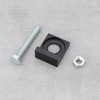 ECSiNG 2pcs 15mm Hole Diameter Motorcycle Chain Tensioner CNC Tensioner