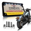 Radiantz Motorcycle License Plate Frame with 6 White LED Lights,