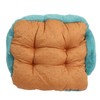 Office Chair Cushion Semi Enclosed Crown Shape Polyester Fiber Seat