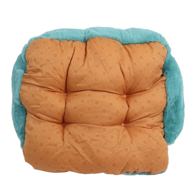 Office Chair Cushion Semi Enclosed Crown Shape Polyester Fiber Seat