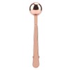 TOPINCN Cucharas de medir de Oro Rosa/Cuchara de café Manija