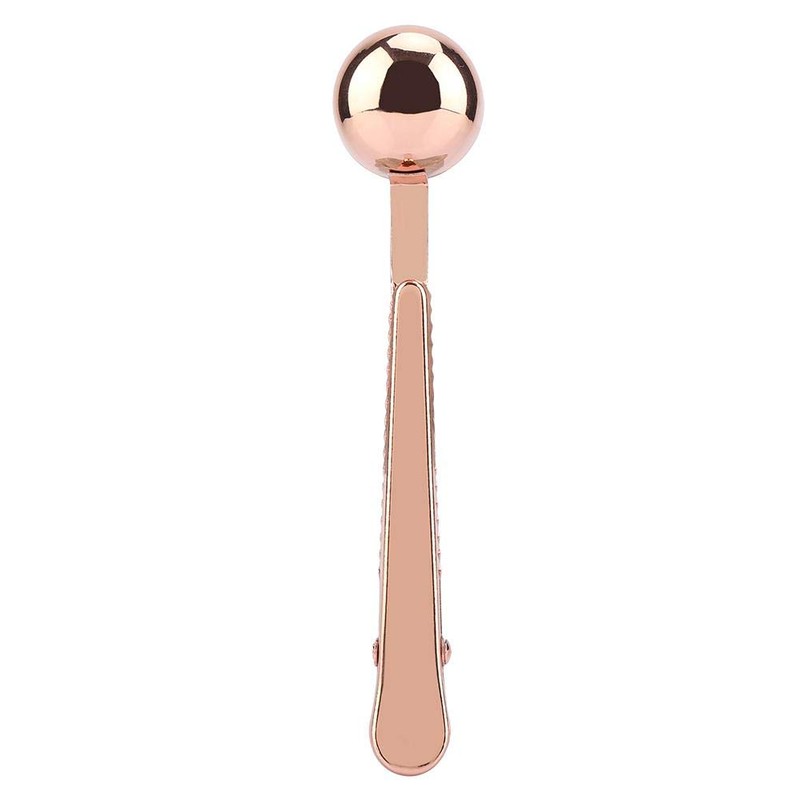 TOPINCN Cucharas de medir de Oro Rosa/Cuchara de café Manija