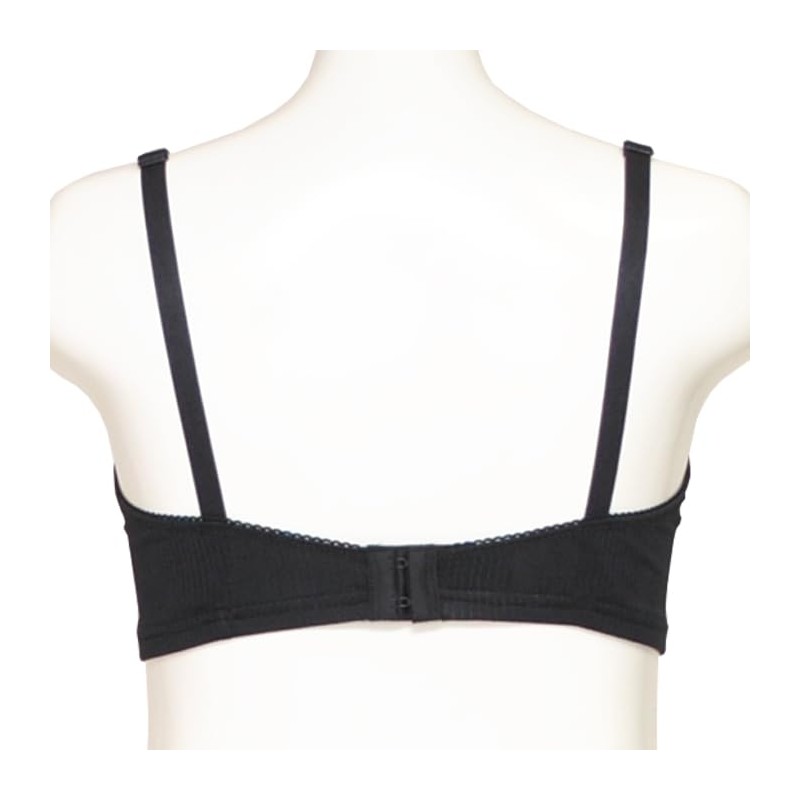Mamiruna Women's Nursing Bra, Relaxed, Natural Fit Bra, Black