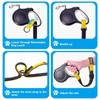 PetBonus Short Dog Leash, Safety Wrist Strap for Retractable Dog