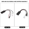 Qiilu Bluetooth Aux Audio Cable Adapter, 12-Pin Car Radio RD4