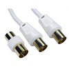 ALIDA SYSTEMS - 20m Aerial Coaxial Cable with Gold-Plated Connectors,