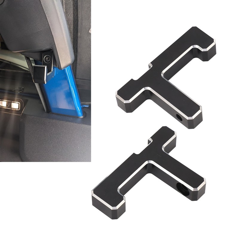 2Pcs Trunk Grocery Bag Hook T Shaped Aluminum Alloy Trunk