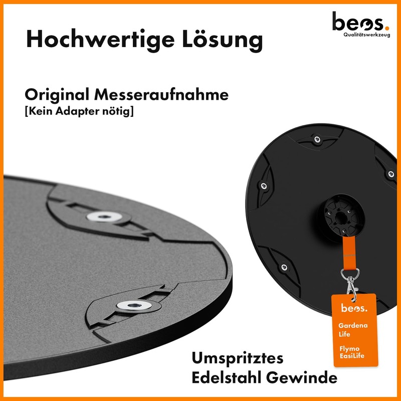 BEOS® Premium Robotic Lawnmower Tuning - Blade Plate for 6