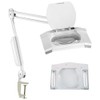 ELUCIDATE 3X Clamp-on Fluorescent Magnifier Desk Lamp | 6" (15.2