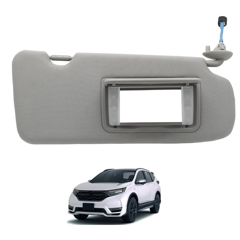 Tiny Force Front Right Passenger Side RH Sun Visor Gray