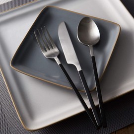 TAMAKI T-935675 Edge Line Curry Spoon, Silver, Width 1.3 x Total Length 7.5 inches (3.3 x 19 cm), Dishwasher Safe
