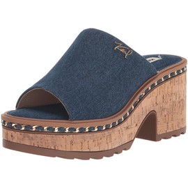 Karl Lagerfeld Paris WOMENS FOOTWEAR DRESS sandal,BLUE,8.5