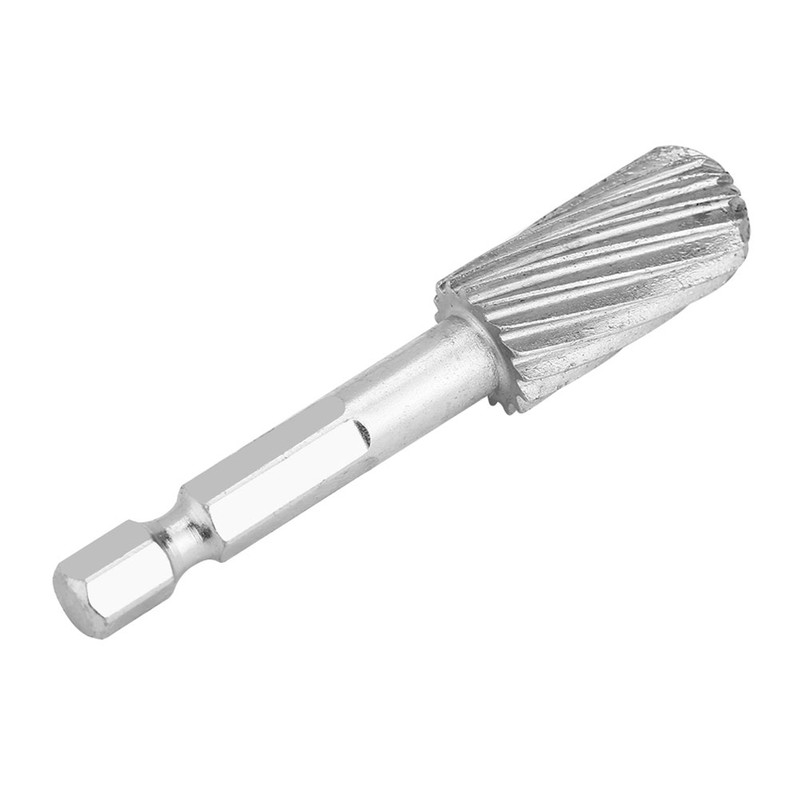 5pcs 1/4inch Hex Shank High Speed Steel Burrs Rotary Files