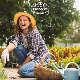 DeWit Flower Fork 'Welldone' 30 cm I Professional Digging Fork Made of Boron Steel with FSC®-Certified Ash Handle I Garden Fork I Hand Digging Fork in Best Quality I Garden Tools - Made in Holland