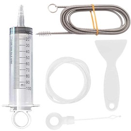 5-Piece Refrigerator Drain Hole Cleaning Kit with Brushes and Flexible Scraper - Efficient Cleaning Tools for Refrigerator Drain Pipes, Defrost Drains, and Other Household Cleaning Needs