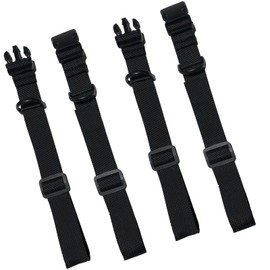 XDGBGFN 2 Pair Backpack Chest Strap Adjustable Webbing Rucksack Sternum Straps with Quick Release Slide D-Ring Black