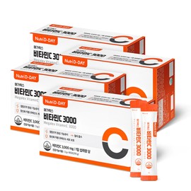 Nutri-D-Day Megalex Vitamin C 3000 x 4, total 360 packets / 뉴트리디데이 메가렉스 비타민C 3000 x 4개 총360포