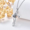 MISTBEE Bee Necklace Cross Jewelry Gifts 925 Sterling Silver Cross