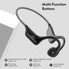 Paramita DG08 - Auriculares de conducción ósea, Bluetooth 5.3, auriculares