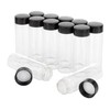 Clear Glass Lab Vials 30ml Empty Vials Bottles Liquid Sampling