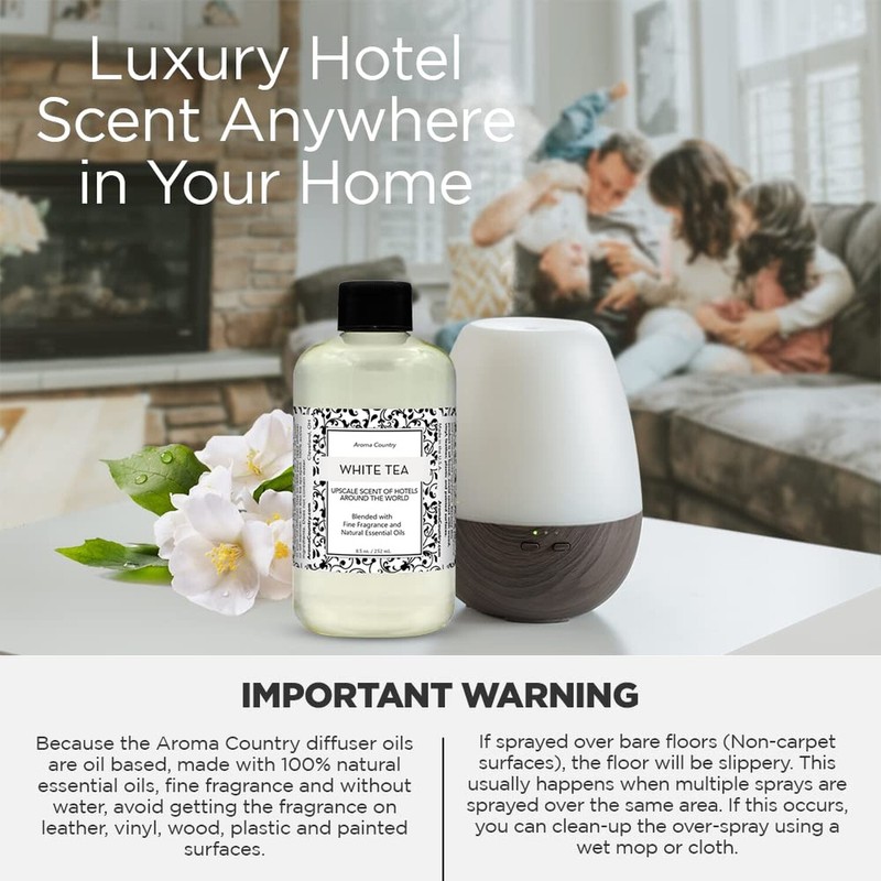 AROMA COUNTRY White Tea Luxury Essential Oils for Diffuser Oil