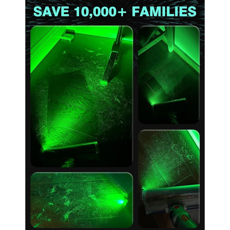 Tewisefaok Vacuum Cleaner Dust Display LED Lamp Compatible with Dyson