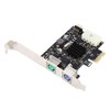 PCIe to PS/2 Adapter Card MCS9990CV Chip Built in USB2.0