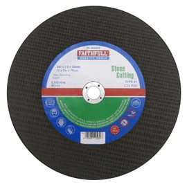 Faithfull FAI3003520S Stone Cutting Disc 300mm x 3.5 x 20