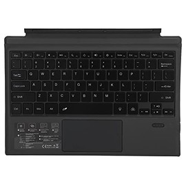 Vbestlife Teclado Bluetooth Inalámbrico Desmontable 1089-D con Panel Táctil para Pro 3/4/5/6/7, con Retroiluminación LED de 7 Colores, Batería Recargable Incorporada