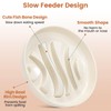 IDOGCHEW Anti Sling Bowl for Cats (Heartfish - White)