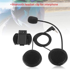 Dweekiy Bluetooth Headset, Microphone Headset Accessories Bluetooth Headset for Motorcycle Intercom V4/V6