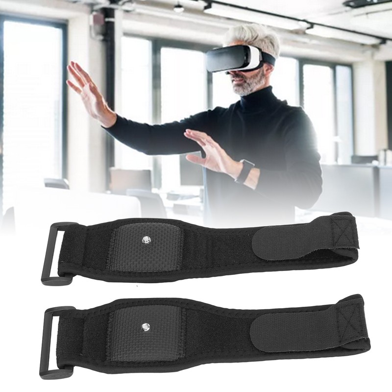 1 Pair VR Wristband Strap Breathable Elastic Mercerized Cloth VR