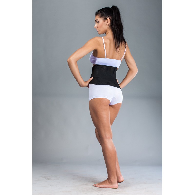 LOREY-LU10077 Breathable Back Support Elastic Mesh Size L Black