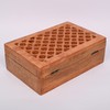 Samhita Mango Wood Decorative Wooden Box with Hinged Lid in