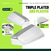 ECOTRIC Mirror Covers Compatible with Impala Overlays Trims Shells Chrome