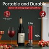 UNICHERRY Electric Wine Opener with Foil Cutter, Vacuum Stoppers, and
