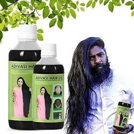 Generic Original Aadivvassii Hair Oiill Adivasi Hair Growth Oil 500 ML For Hair Fall | With Onion, Rosemary, Castor, Amla, Almond, Coconut, Brahmi & Bhringraj Ooiill | For Men & Women (Pack of 4)