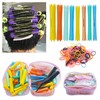 Hair Roller, Flexible Curling Rod Set with Comb, 8 Different