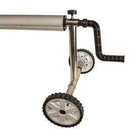 16-Foot Wide Stainless Steel Solar Cover Deluxe Reel System | Works with 8-Mil & 12-Mil Heating Blankets | Perfect for In-Ground or Above-Ground Swimming Pools