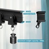 KOLAKO Curtain Track Accessories for Flexible Bendable Curved Curtain Track