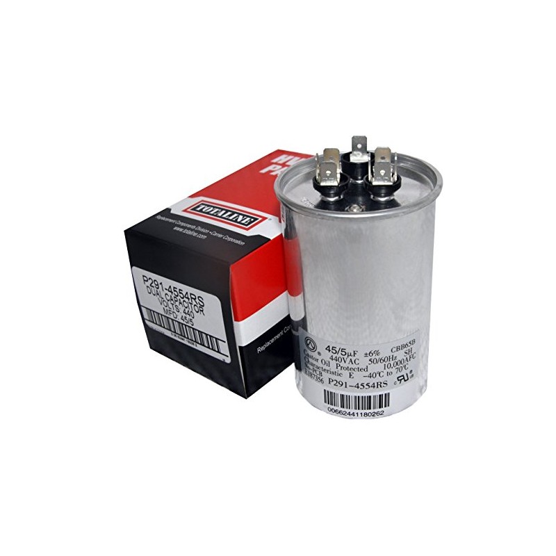 Totaline P291-4553RS Replacement 45 5 uf/Mfd 370/440 VAC Universal Capacitor